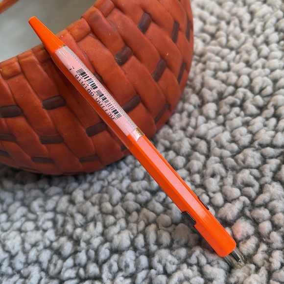 New Carand'Ache Metal Collection Orange Click System Classic Clip Ballpoint Pen! - Picture 2 of 8